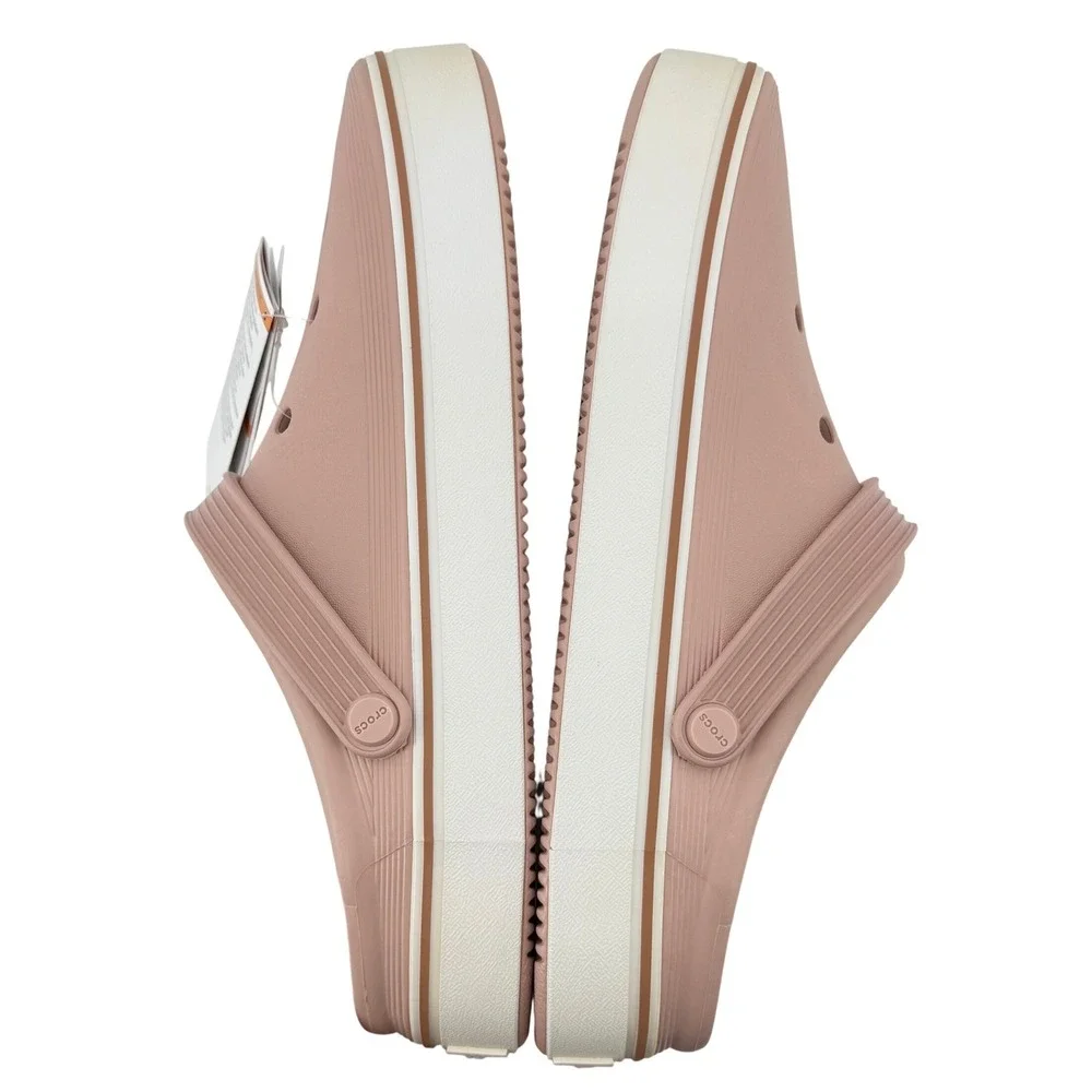 Crocs Off Court Adult Clog Pink Clay White Men 12/Women 14 208371-6TY Casual New